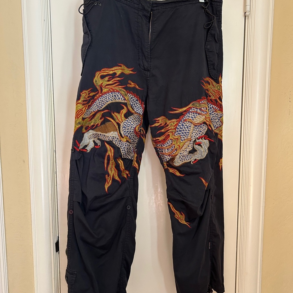Embroidered Dragon Women's Joggers
